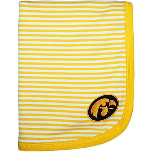 Creative Knitwear Iowa Hawkeyes Striped Baby and Toddler Blanket