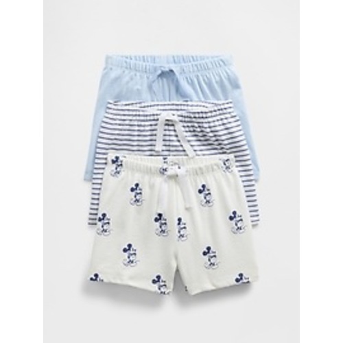 Gap × Disney Baby Organic Cotton Pull-On Shorts (3-Pack) | Gap