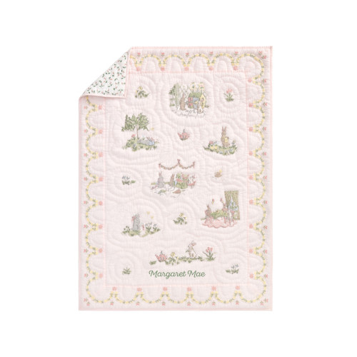 Riley Sheehey English Garden Baby/Toddler Quilt, 36x50 , Multi