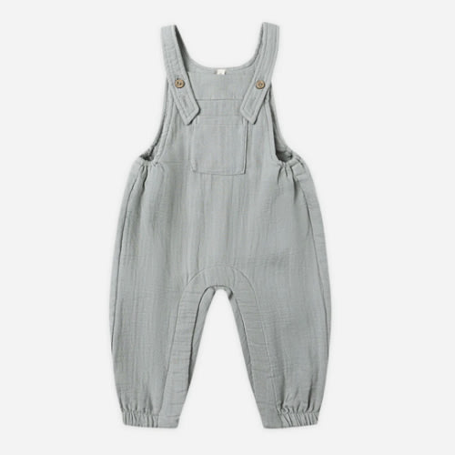 Baby Overall || Steel Blue – Quincy Mae