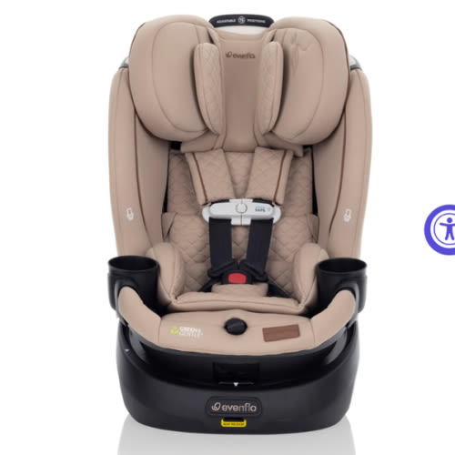 Evenflo Revolve360 Slim 2-in-1 Rotational Car Seat with SensorSafe