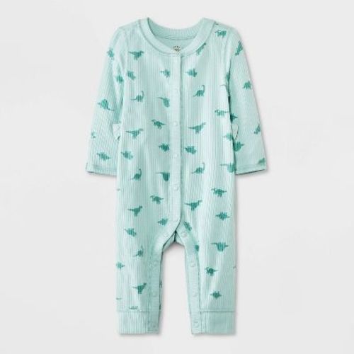 Baby Adaptive Romper - Cat & Jack™ Green 18m