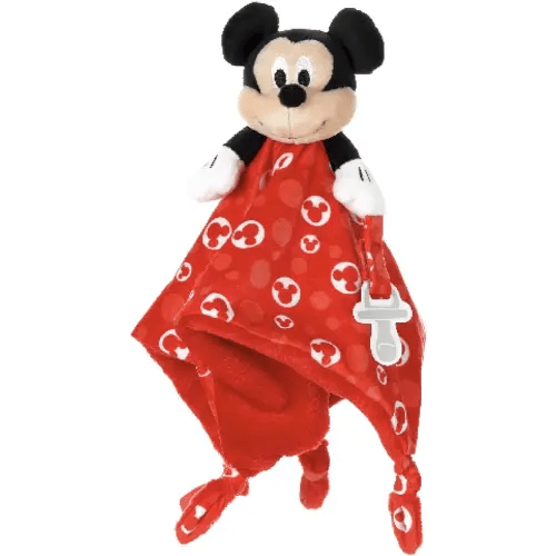KIDS PREFERRED Disney Baby Mickey Mouse Plush Stuffed Animal Snuggler Lovey Security Blanket 13.18" x 13.18" x 3.5"