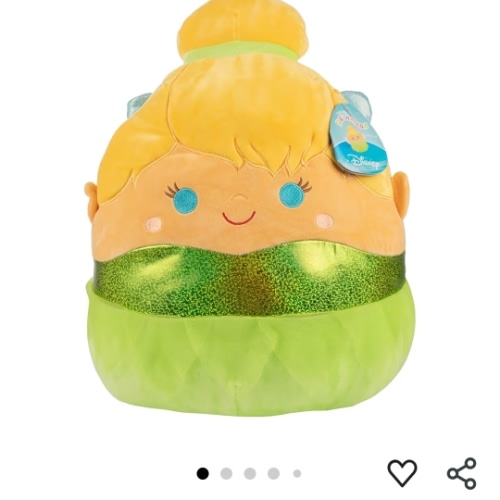 Amazon.com: Squishmallows Original 14-Inch Large Tinker Bell - Official Jazwares Plush - Collectible Soft & Squishy Disney Stuffed Animal Toy - Gift for Kids, Girls & Boys : Toys & Games