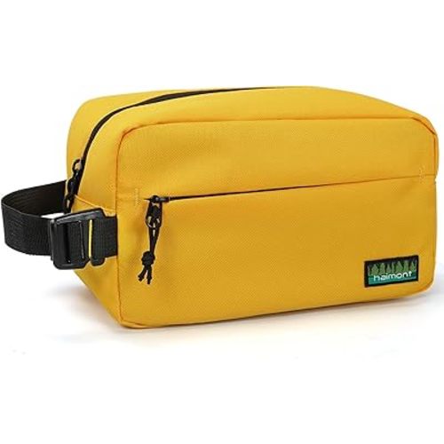 Haimont Small Freezable Snack Cooler Bag, Reusable Freezable Mini Cooler Bag for Outdoor, Airplane, Travel, Wear Resistant, Yellow