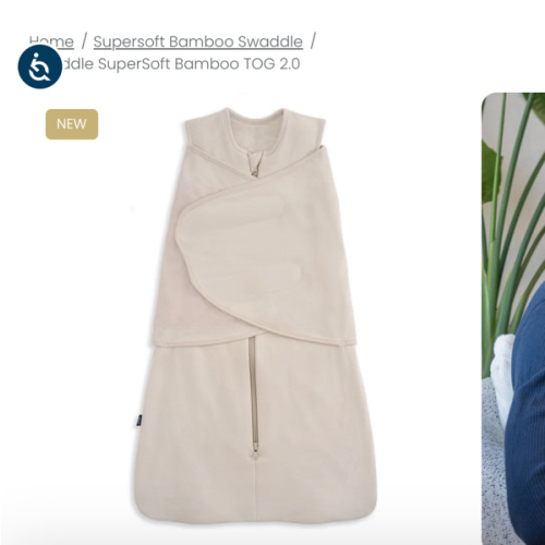 HALO Swaddle Supersoft Bamboo 2.0 TOG in Oat | Cozy & Breathable