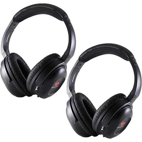 Compatible with uConnect VES Dodge Grand Caravan & Chrysler Town & Country & Jeep Headphones (2 Pack) OEM Car Headsets 2006 2007 2012 2014 2015 2016 2017 2018 2019 2020 2021 2022