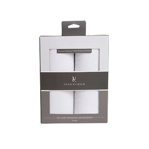 Venice Child Viscose from Bamboo Bassinet Sheets 2-piece Set