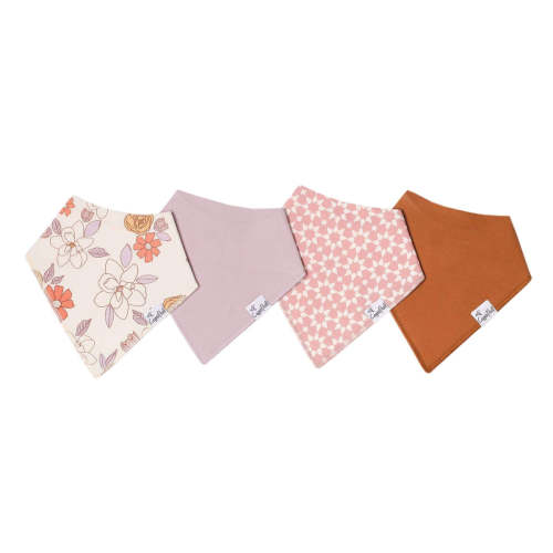 4 Pack Baby Bandana Bibs - Ferra