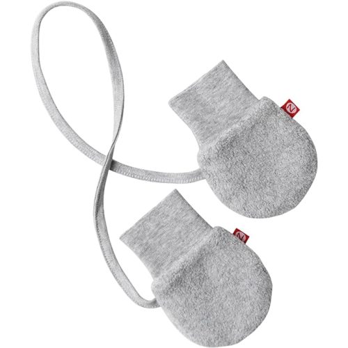 Zutano Baby Boys' Fleece Mittens - One Size (Fits 0-6 Months) - Heather Gray