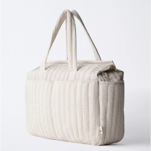 GINGHAM MATERNITY BAG