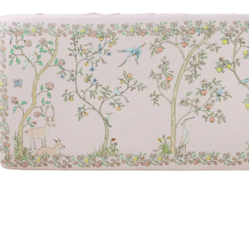 Atelier Choux - In Bloom Pink Crib Sheet | Caitlin Wilson