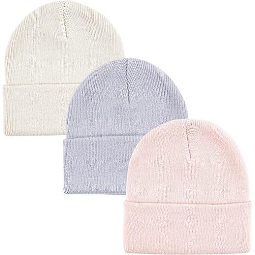 Hudson Baby Baby Knit Cuffed Beanie 3pk