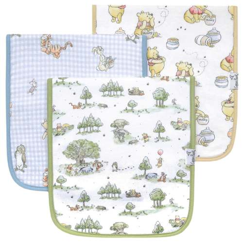 Premium Burp Cloths - Hundred Acre Wood
