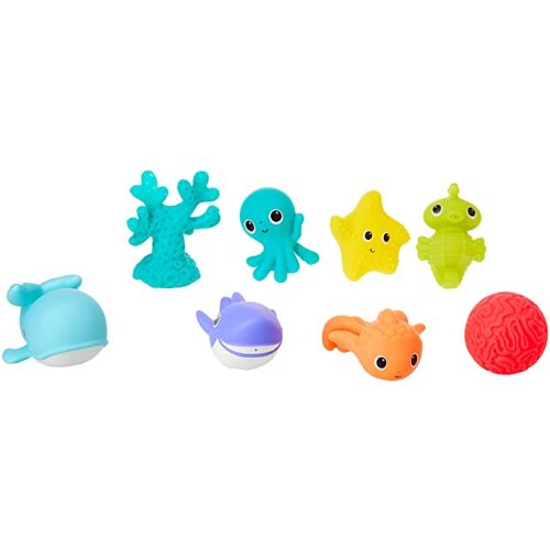 Infantino Aquarium Bath Squirters, 8 Piece Set