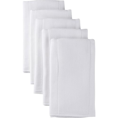 Gerber Unisex Baby Boys Girls Gauze Prefold Cloth Diapers Multipack White 5 Pack