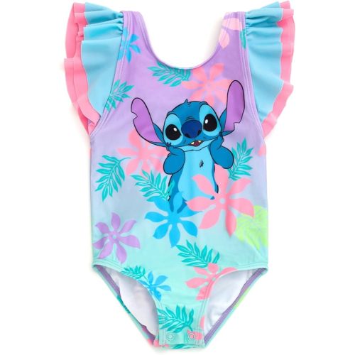 Disney Lilo & Stitch UPF 50+ One Piece Bathing Suit Newborn to Big Kid Sizes (9 Months - 14-16)