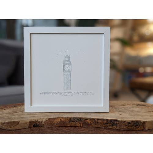 Peter Pan Quote - Big Ben Print