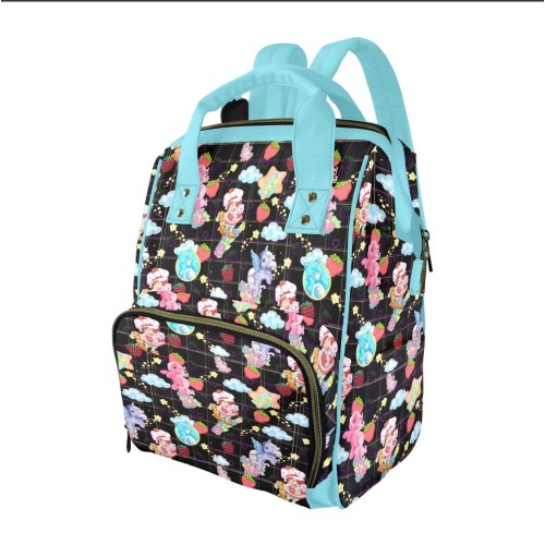 Strawberry*bears*pony*80's vibes*diaper bag*baby bag*travel bag*custom bag*you design custom bag*baby shower gift*heavy duty