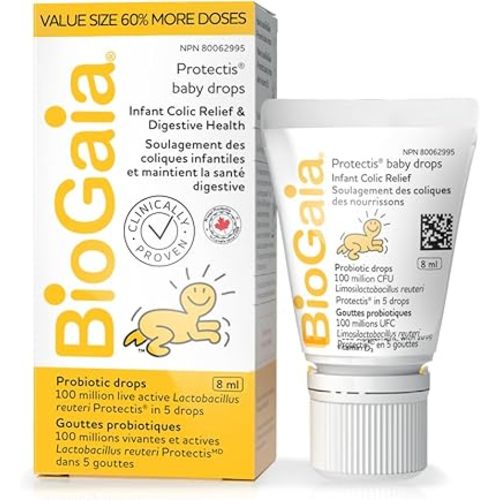 BioGaia Probiotic Baby Drops 8mL (60% more doses) Value Size - Limited edition | For infant colic relief | Soothes Fussing and Crying | Newborns, Infants, and Babies