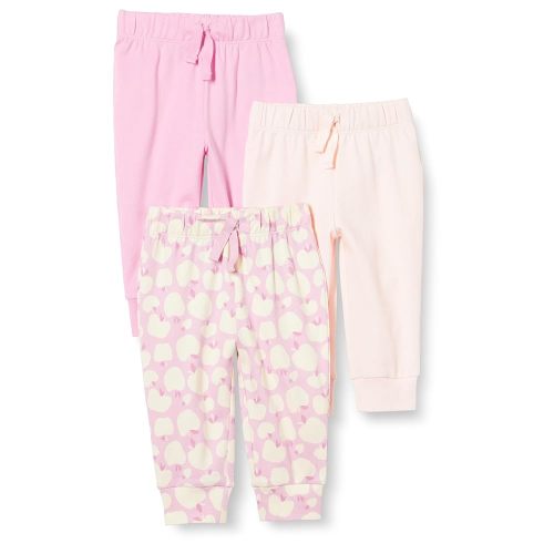 Amazon Essentials Unisex Toddlers and Babies' Cotton Pull-On Pants, Multipacks