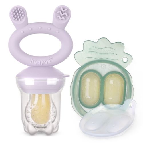 Haakaa Freeze-N-Feed Mini Combo-Lavender & Pea Green | Mid Season Sale | Baby Bunting AU