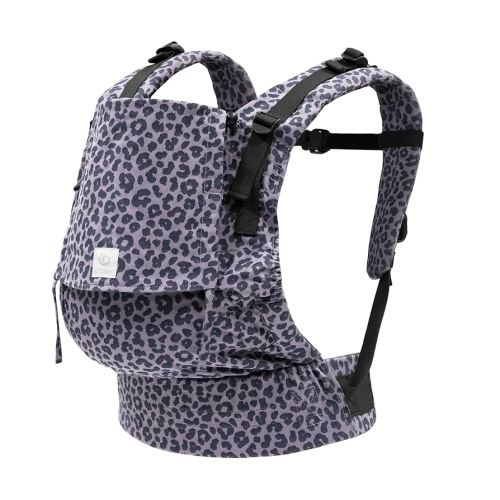 Stokke Limas Carrier Flex, Leopard Lilac (OCS) - Full-Buckle Baby Carrier - Three Carrying Options - Safe for Babies from 1 Month/8.8 lbs to 44.1 lbs