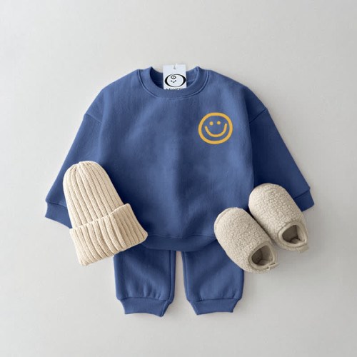 Baby 2-Piece Simple Cute Smile Set