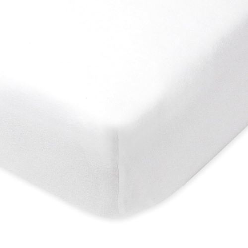 HonestBaby unisex-baby Fitted Crib Sheets Set Standard Mattress, 100% Organic Cotton Baby Boys, Girls, Neutral, 1 Pack - Rainbow Stripe, One Size