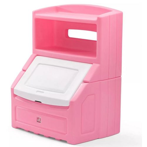 Step2 Lift & Hide 38"H Kids Plastic Storage Bin and Toy Organizer, Pink