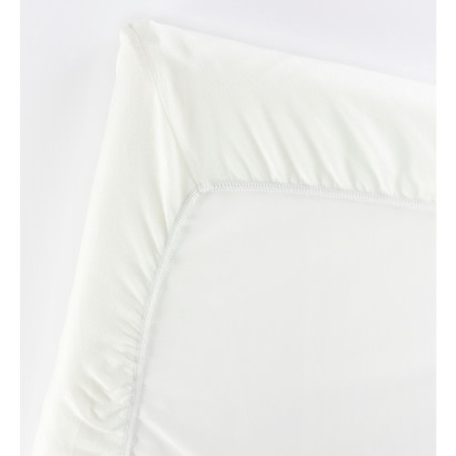 BabyBjörn Organic Fitted Sheet for Travel Crib Light - Natural White