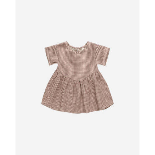 Brielle Dress || Plum Gingham