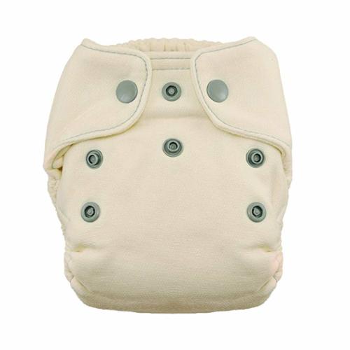 Thirsties Snap Natural Newborn Fitted Diaper - Fin