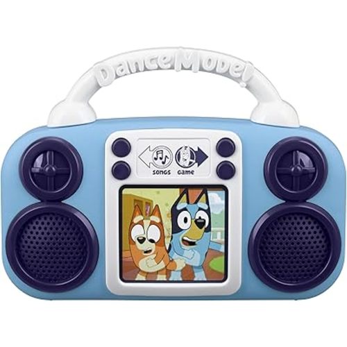 eKids Bluey Toy Music Player, Toy for Toddlers with Built-in Music for Fans of Bluey Toys for Boys and Girls