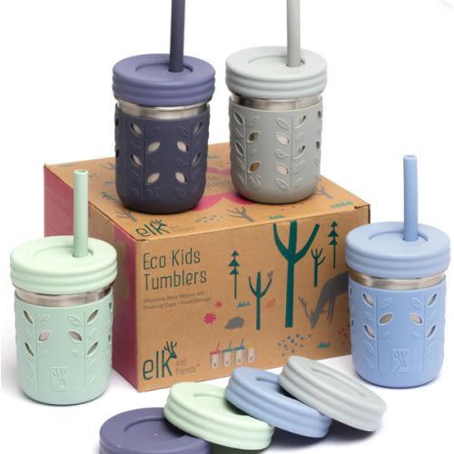 Stainless Steel 10oz Drinking Tumblers + Food Storage