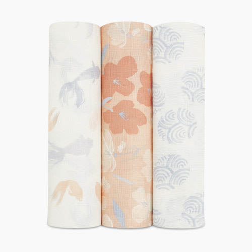 Aden + Anais Silky-Soft Swaddles 3-Pack - Koi Pond