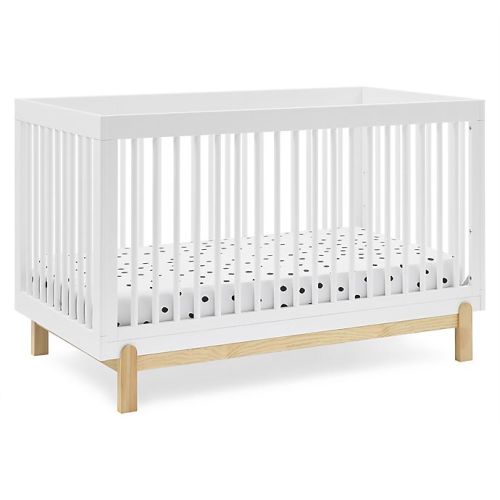 Delta Children® Poppy 4-in-1 Convertible Crib in  - White/natural