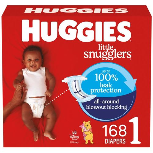 Huggies Little Snugglers Diapers - Size 1 - 168ct