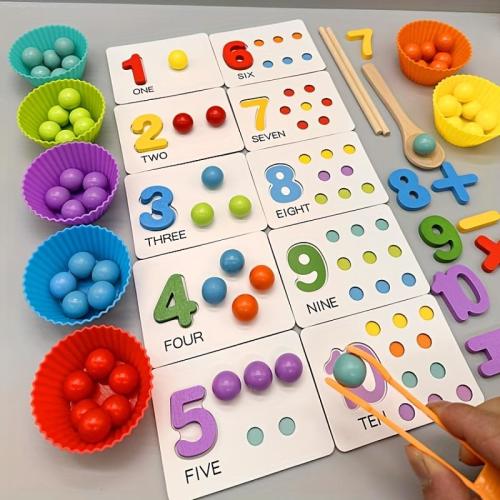 Montessori Arithmetic Math Toy Set – Silicone Digital Learning - TikTok Shop