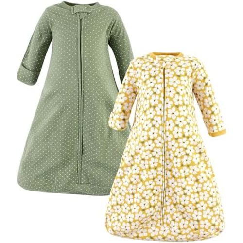 Hudson Baby BabyCotton Long-Sleeve Wearable Sleeping Bag, Sack, Blanket