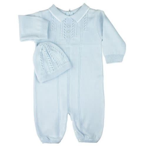 Newborn Baby Boy Coming Home Outfit | Newborn Baby Clothes | Newborn Knitted Outfit | Feltman Brothers