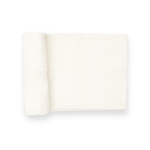 Stretch Knit Swaddle Blanket - White