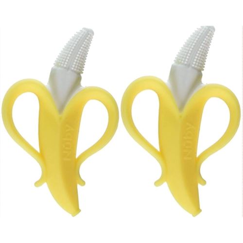 Nuby Nananubs Banana Massaging Teether (Pack of 2)