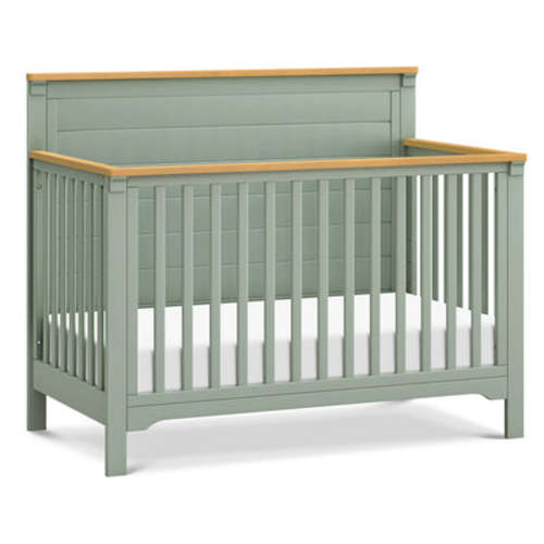 Shea 4-in-1 Convertible Crib - Light Sage/Honey