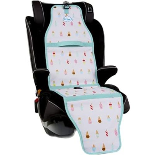 Car Seat Cooling Pad for Babies, Toddlers, and Kids - Comfortable and Durable Cooling Pad for Hot Summer Days - Popsicle White, one Size