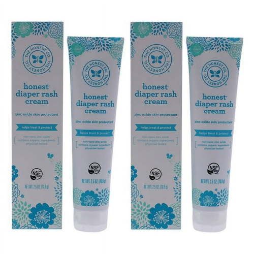 Honest Diaper Rash Cream by Honest for Kids - 2.5 oz Cream - Pack of 2