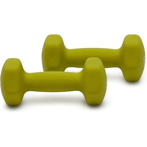 Amazon Basics Neoprene Dumbbell Hand Weights for Exercise and Muscle Toning