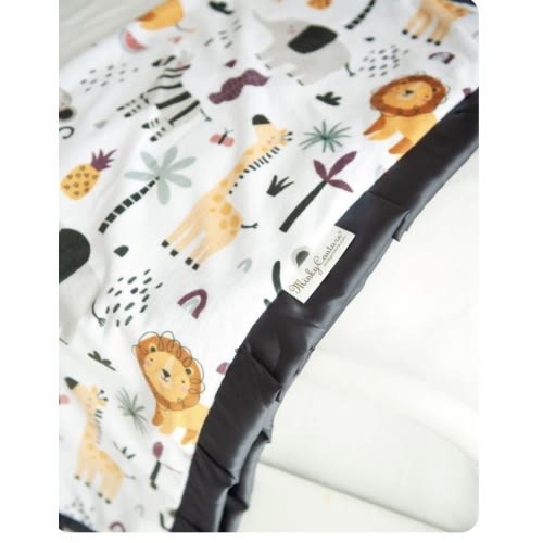 Zoo Day Blanket | Minky Couture