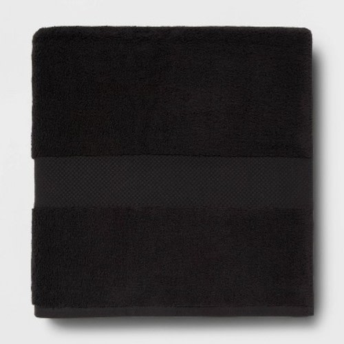 Performance Plus Bath Towel - Threshold™, Color: Black, Size: Oversized Bath Towel