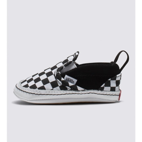 Infant Slip-On V Checkerboard Crib Shoe